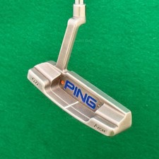Ping USA G2i Anser Orange Dot 35" Plumber's-Neck Blade Putter Golf Club