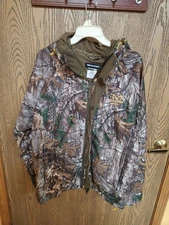 Scent Blocker Coat Mens Large Realtree Xtra Camo Hunting Lined Jacket Rain