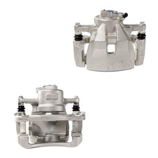 Pair Front Brake Calipers w/Bracket Assembly For 2007 2008-2017 Toyota Camry