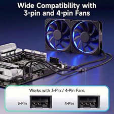 12" Pwm Fan Extension Cable 4 Pin Fan Extension Cable Cable Extension Pc Pc F...