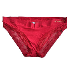 NWT Victoria's Secret Women's Bikini Pantie Red Size X Large