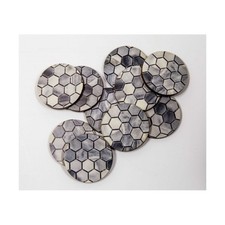 Bandua Printed MDF Hex Bases 32mm Round Base - Hex New