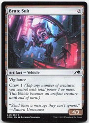 Brute Suit - Kamigawa: Neon Dynasty (NEO) #241 Common