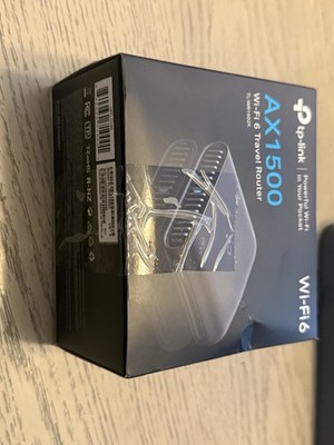 TP-Link Ultra-Portable Wi-Fi 6 AX1500 Travel Router TL-WR1502X | Easy Public WiF