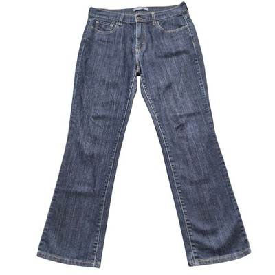 Levis 505 Straight Leg Jeans Dark Wash Denim Blue Mens 33x31 Classic Fit