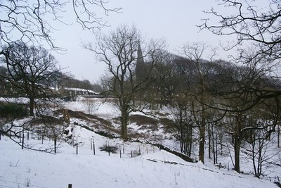 Photo A2 Hillside below Holcombe Village Ramsbottom Looking towards Emma c2012