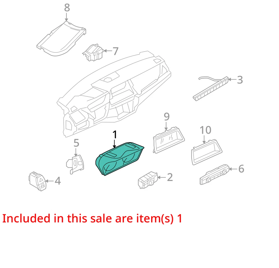 Speedometer xDrive35i Turbo MPH Fits 11-14 BMW X6 1497194 - Image 3 of 4