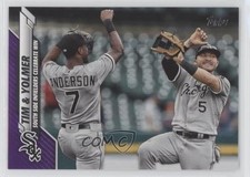 2020 Topps Checklist Meijer Purple Tim Anderson Yolmer Sanchez #85 jc3