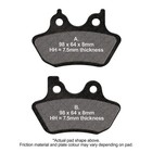 EBC V Brake Pads Front Left Harley Sportster XL 1200 S Cast Twin Rotors 2000 03