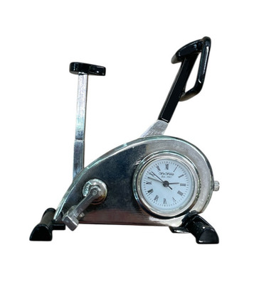 Widdop Miniaturuhr - Heimtrainer 6 cm Uhr Ornament