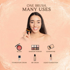 Foundation Brush for Makeup Professional Kabuki, Bronzer, Body, Contour, an...