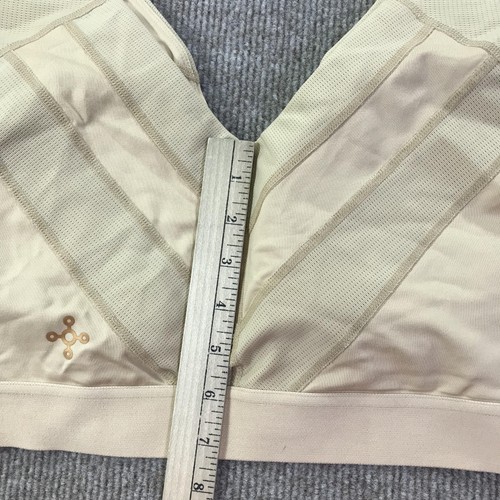 Tommie Copper Sports Bra Womens XL Beige Copper Znergy Compression Athletic Yoga - Picture 7 of 10