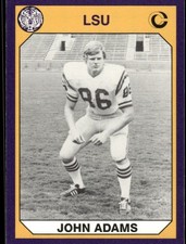 1990 Collegiate Collection LSU Tigers #111 John Adams football card