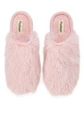 Dearfoams Cozy Comfort Women's Sparkle Pile Slippers, Pink, Sz 7-8, NWT