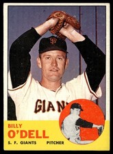 1963 Topps Billy O'Dell VG+ San Francisco Giants #235