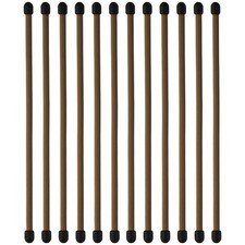 12X Nite Ize 6-inch GearTie Re-useable Twist Tie for Cables  More - Brown