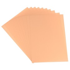 10 Pcs Shrink Plastic Sheets, 8x12 Inch Shrink Films Paper, Peach Pink