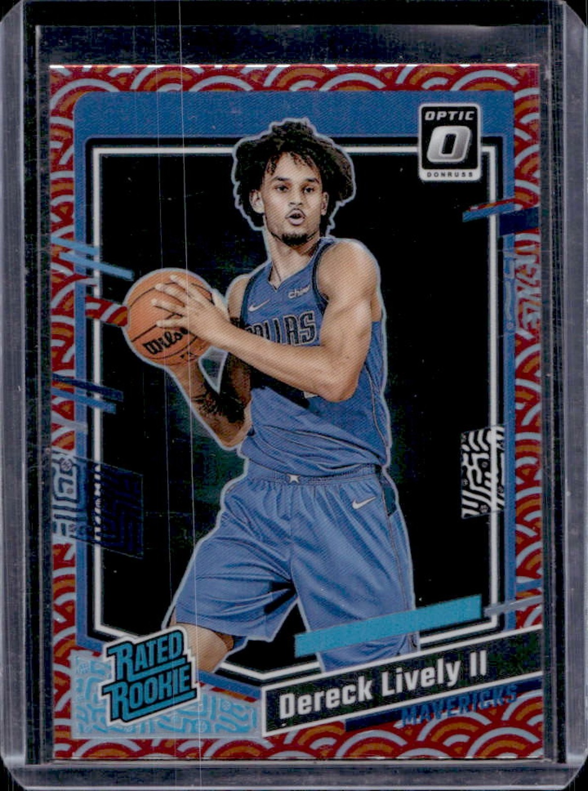 2023-24 Donruss Optic Dereck Lively II Photon Prizm Rated Rookie #245 Mavericks