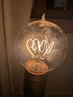 Early 1900s Authentic Antique Hand-blown Brass-based Edison Early Tungsten Bulb — photo 1