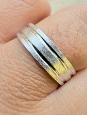 Solid 925 Sterling Silver Plain Wedding Band ...
