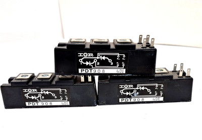 INTERNATIONAL RECTIFIIER (IOR) PDT908 POWER THYRISTOR MODULE (LOT OF 3)