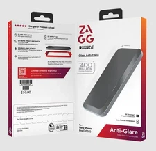 ZAGG Invisible Glass Anti-Glare Screen Protector for iPhone 15 Pro Max (6.7")