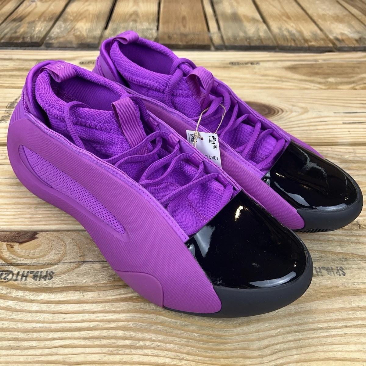 Adidas Harden Volume 8 Purple Burst Sneakers IG6647 Men's