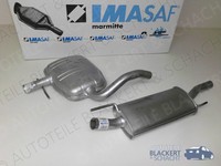 Imasaf Auspuff Set Msd+Esd für VW Golf 3 Iii+Golf IV 4 Cabrio 1.6 74KW 1994-2002