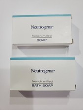 Lot of 2 Neutrogena French Milled Travel Size Soap Bars