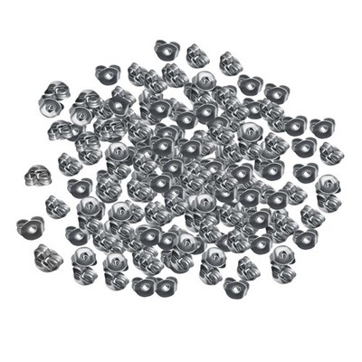 100 Stück Ohrring Rückseiten Ersatz, Ohrring Stopper Rückseite Schmetterling Edelstahl
