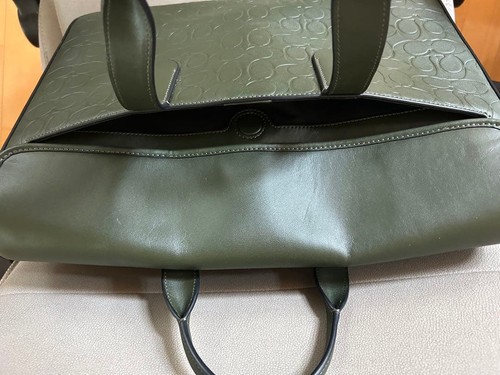 Coach Businesstasche olivgrün (khaki) Leder - Bild 11 von 14