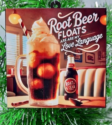 ROOT BEER FLOATS Christmas Ornament