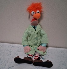 Vintage NANCO Jim Henson's Muppets BEAKER Plush Doll in Lab Coat Pre-Owned