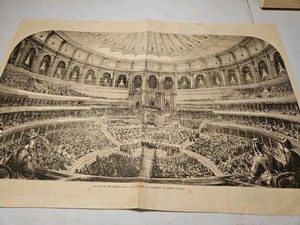 (#2547) Opening Of The Royal Albert Hall(1871 ) By Queen Victoria 