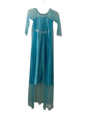 Girls Princess Elsa Dress Costume Kids Size:9-10 Age