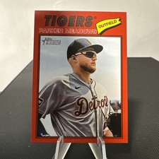 2026 Topps Heritage Parker Meadows #208 Red Border Tigers SP