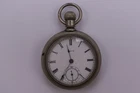 Antique Waltham Silveroid Pocket Watch Pre-Owned Doesn't Run (43-89a)