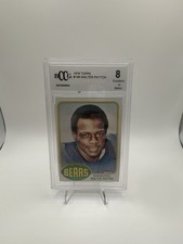 1976 Topps #148 Walter Payton Rookie Card BGS BCCG 8 Excellent+. rookie card picture