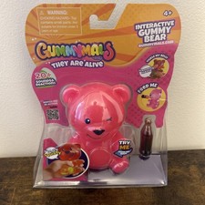Gummymals PINK Interactive Super Squishy Gummy Bear Jiggly Pets Eolo NEW