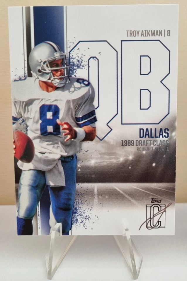 2024 Topps Signature Class Football Veterans #10 Troy Aikman Dallas Cowboys - Bild 1 von 1