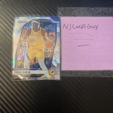 2024-25 Panini Prizm Pascal Siakam Cracked Ice Prizm #62 Indiana Pacers