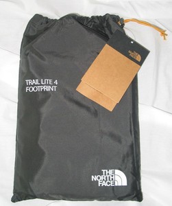 NWT North Face Trail Lite 4 Footprint Asphalt Grey