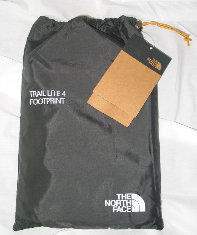 NWT North Face Trail Lite 4 Footprint Asphalt Grey