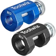 Spark Plug Gap Tool 2pcs, High Precise Gapping- Blue+Black(12MM&14MM)