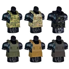 Low-Key Style Low-visibility Lightweight Plate Carrier Tactical Vest with Adjust