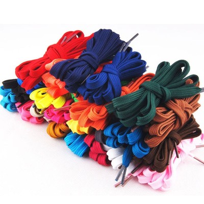 12 Pairs Assorted Colors Flat Shoelaces Shoe Laces Strings for Sports Shoes B...