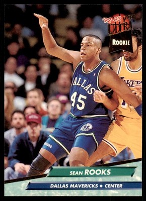 1992-93 Fleer Ultra Cards Sean Rooks Basketball Cards #249