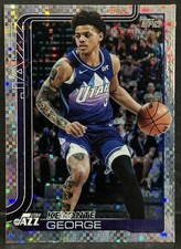 2025-26 Topps Basketball Utah Jazz #131 Keyonte George Victory X-factor Foil