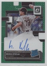 2022 Panini Donruss Optic Green Mojo Prizm 25/88 Reiss Knehr #RRS-RK Auto 03bh