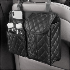 JNNJ Autositz Organizer, Hängende Auto Aufbewahrungstasche Aus PU Leder, Wasserd